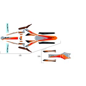 Scorpa long ride 125 LIMITED EDITION matrica szett