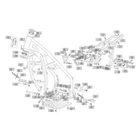 REAR BLACK SUB FRAME T RIDE