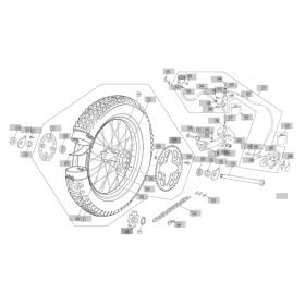 	ASSEMBLY REAR BRAKE SR