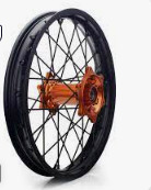 BACK WHEEL TR ORANGE 19+HUB WHITE TWENTY F Z44