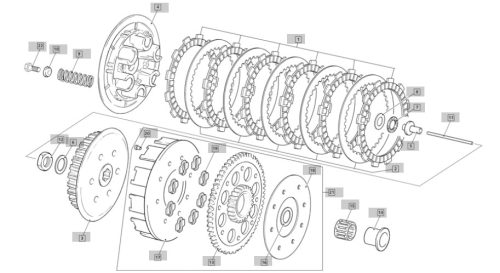 FRICTION CLUTCH DISK